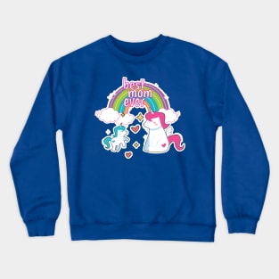 Best Unicorn Mom Gift For Mothers wifes Gift Idea Crewneck Sweatshirt